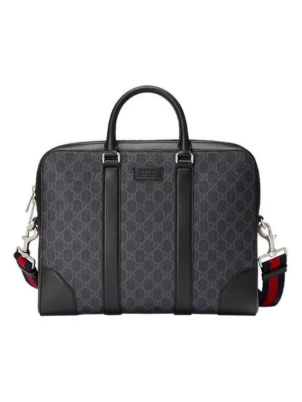 Сумка gg supreme briefcase 'black' Gucci — 1