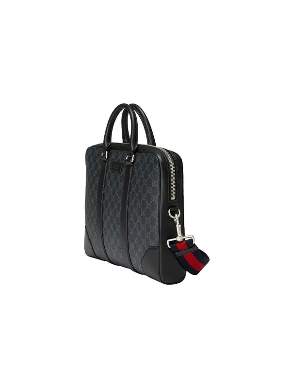 Сумка gg supreme briefcase 'black' Gucci — 2