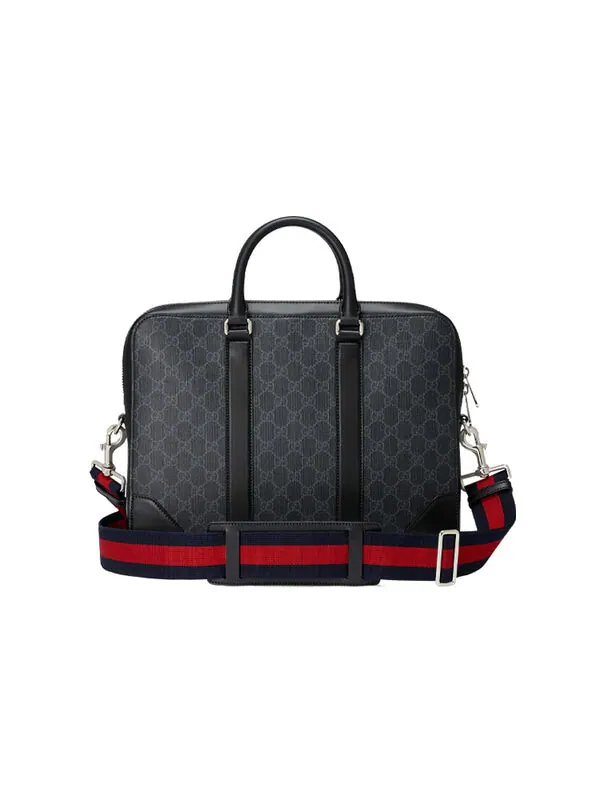 Сумка gg supreme briefcase 'black' Gucci — 4