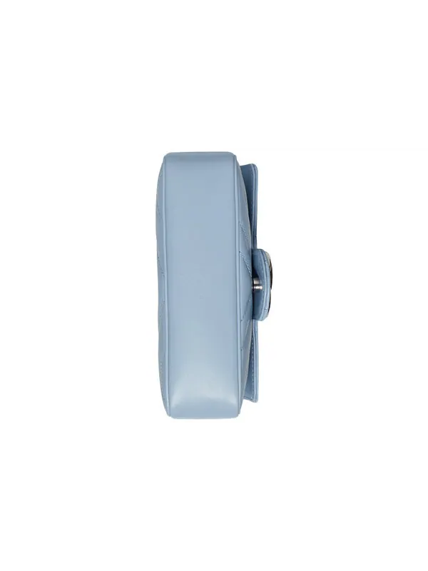 Сумка мини Gucci GG Marmont Super Pastel Blue — изображение 3 из 4, синий