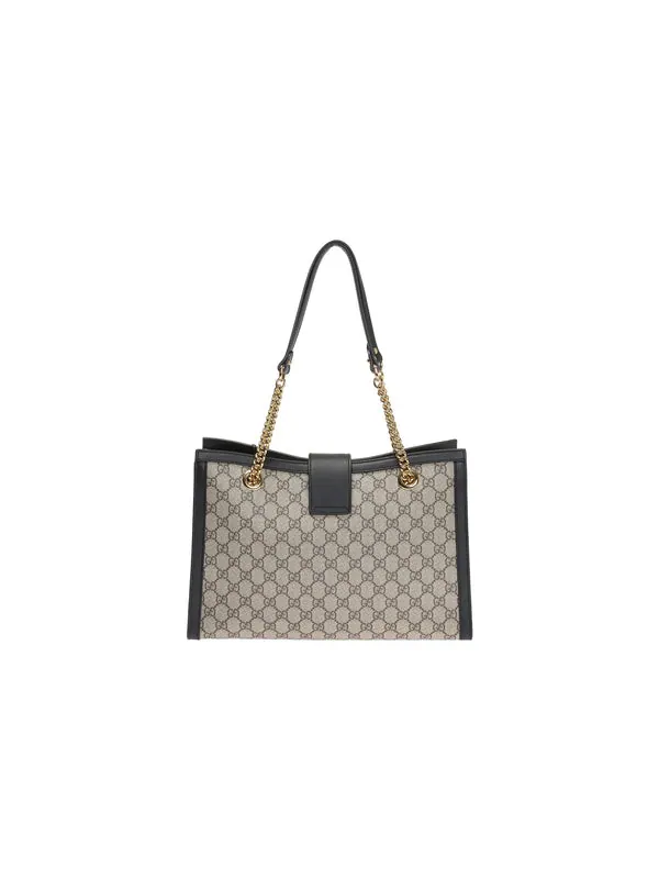 Сумка женская тоут Gucci GG Padlock — изображение 3 из 4, бежевый