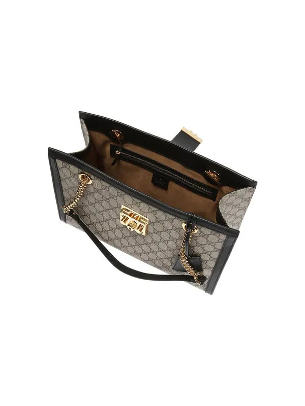Сумка женская тоут Gucci GG Padlock — изображение 4 из 4, бежевый