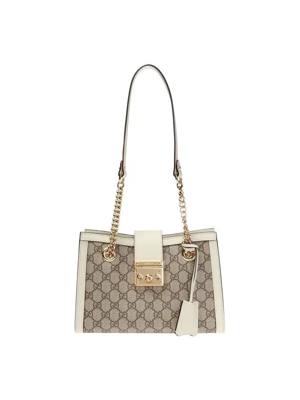 Сумка женская тоут Gucci Padlock — изображение 1 из 4, кремовый