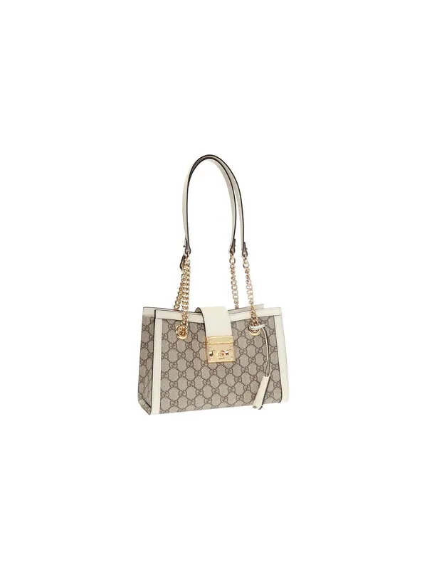 Сумка женская тоут Gucci Padlock — изображение 2 из 4, кремовый