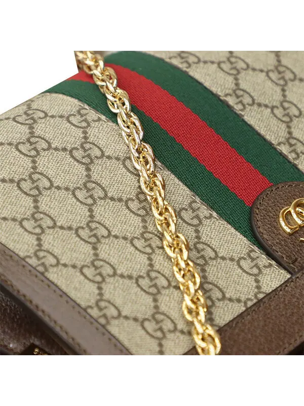Сумка женская кросс-боди Gucci Ophidia Retro — изображение 3 из 4, кремовый