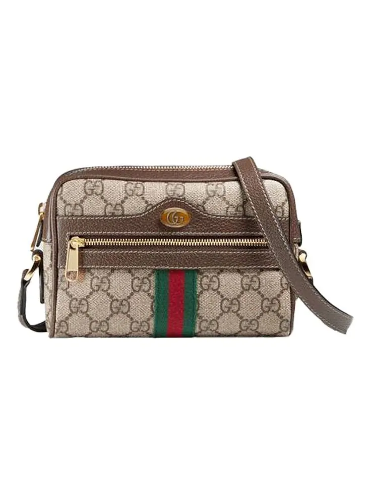 Сумка Gucci Ophidia Series Bag MIni-Size Brown 'Cream' — 1