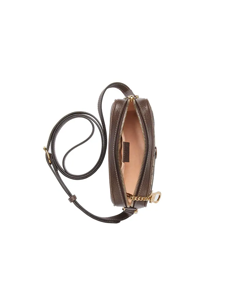 Сумка Gucci Ophidia Series Bag MIni-Size Brown 'Cream' — 4
