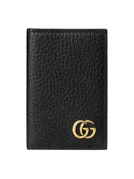 Картотека Gucci GG Marmont 'Черное золото' — изображение 1 из 5, черный