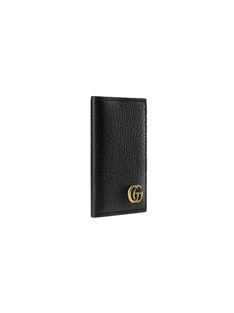 Картотека Gucci GG Marmont 'Черное золото' — изображение 3 из 5, черный
