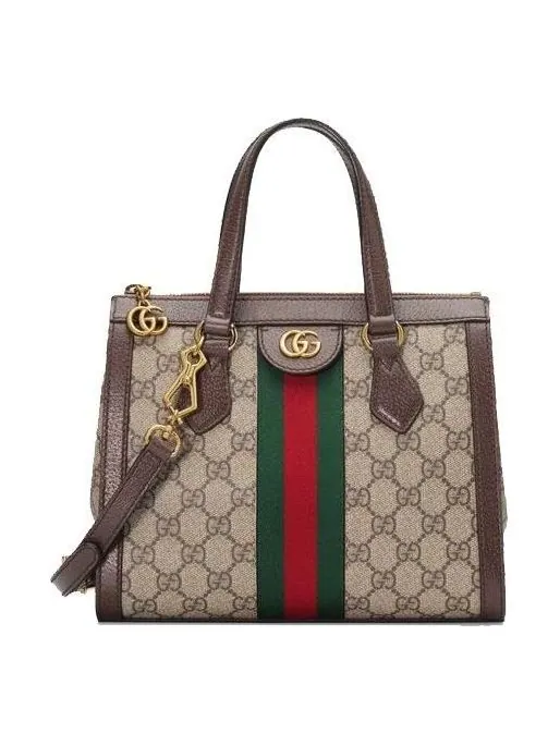 Сумка малая тоут Gucci Ophidia GG — изображение 1 из 4, бежевый/коричневый