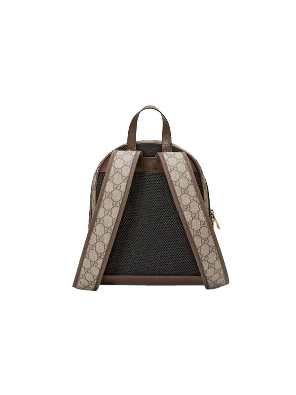 Сумка ophidia gg supreme monogram small backpack 'beige' Gucci — 2
