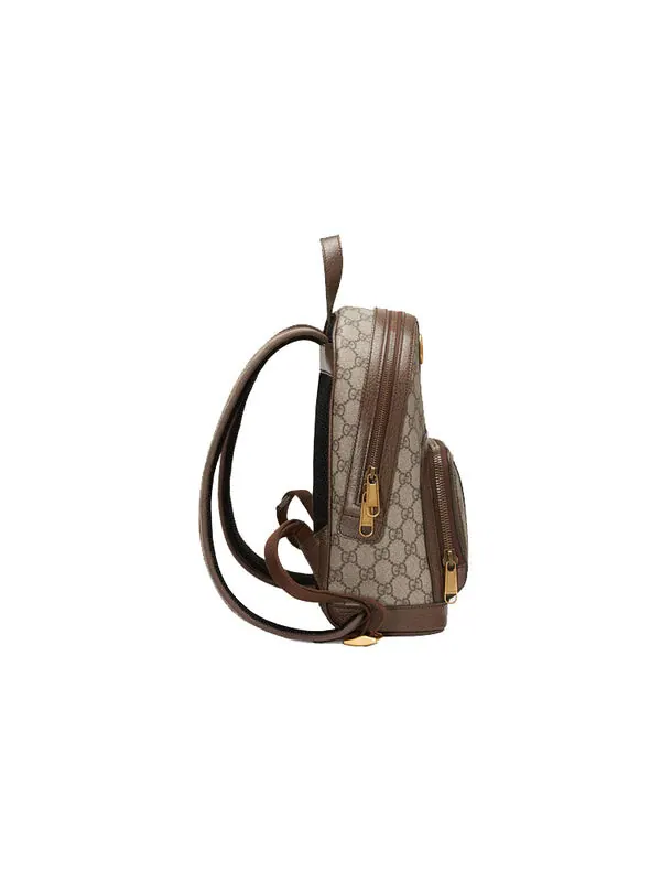 Сумка ophidia gg supreme monogram small backpack 'beige' Gucci — 4
