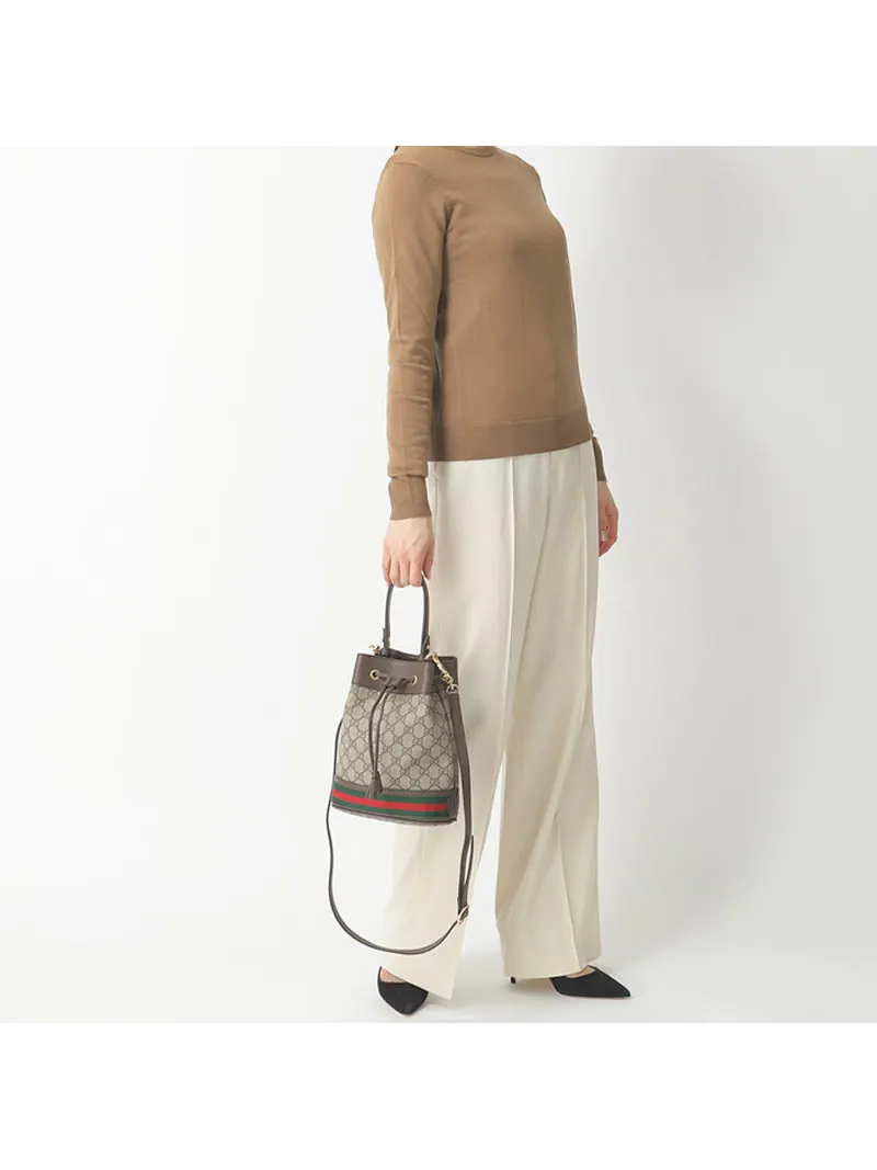 Сумка женская Gucci Ophidia — изображение 7 из 7, бежевый