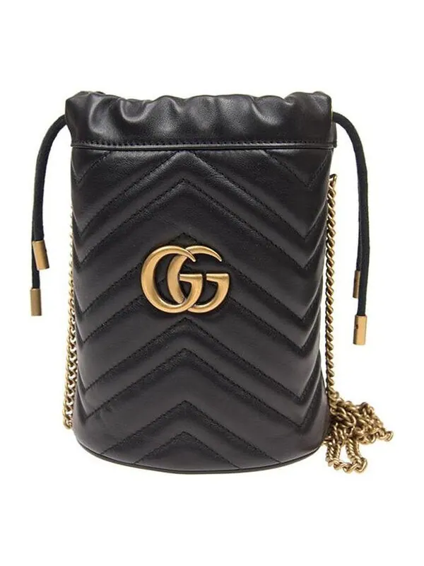Сумка мешок Gucci GG Marmont Crossbody — изображение 1 из 4, черный