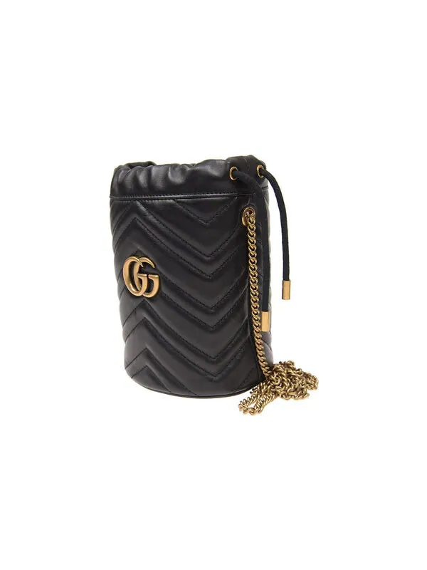 Сумка мешок Gucci GG Marmont Crossbody — изображение 2 из 4, черный
