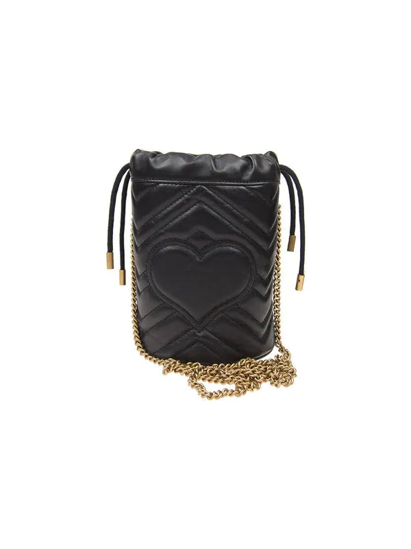 Сумка мешок Gucci GG Marmont Crossbody — изображение 3 из 4, черный