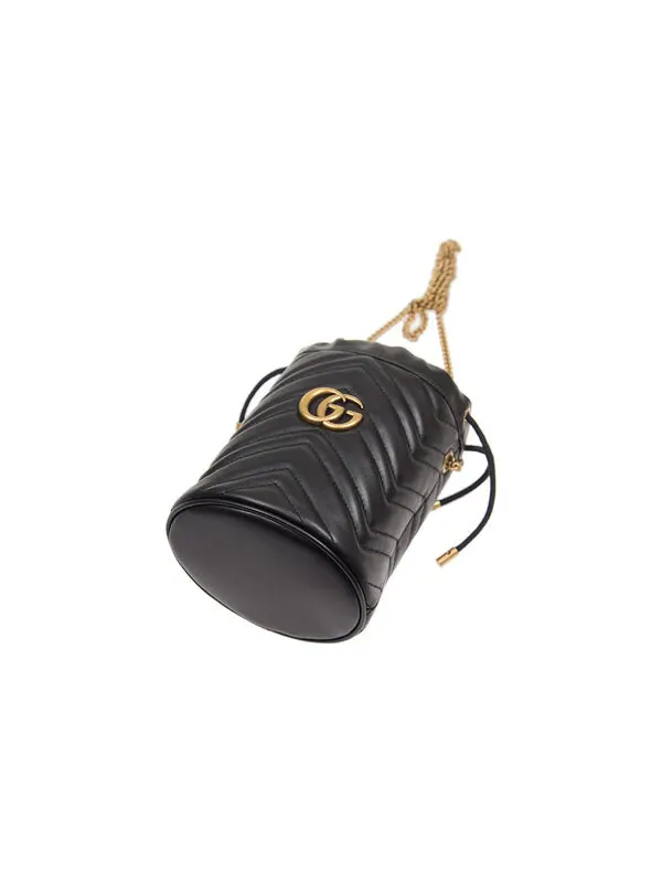 Сумка мешок Gucci GG Marmont Crossbody — изображение 4 из 4, черный