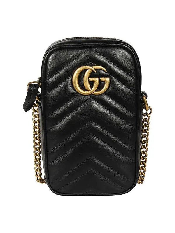Сумка женская кросс-боди Gucci GG Marmont — изображение 1 из 3, черный