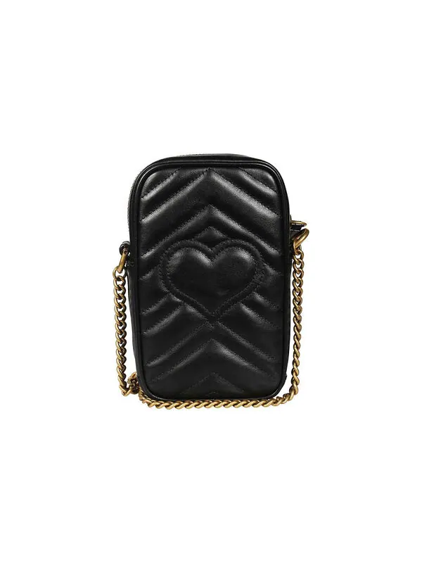 Сумка женская кросс-боди Gucci GG Marmont — изображение 2 из 3, черный