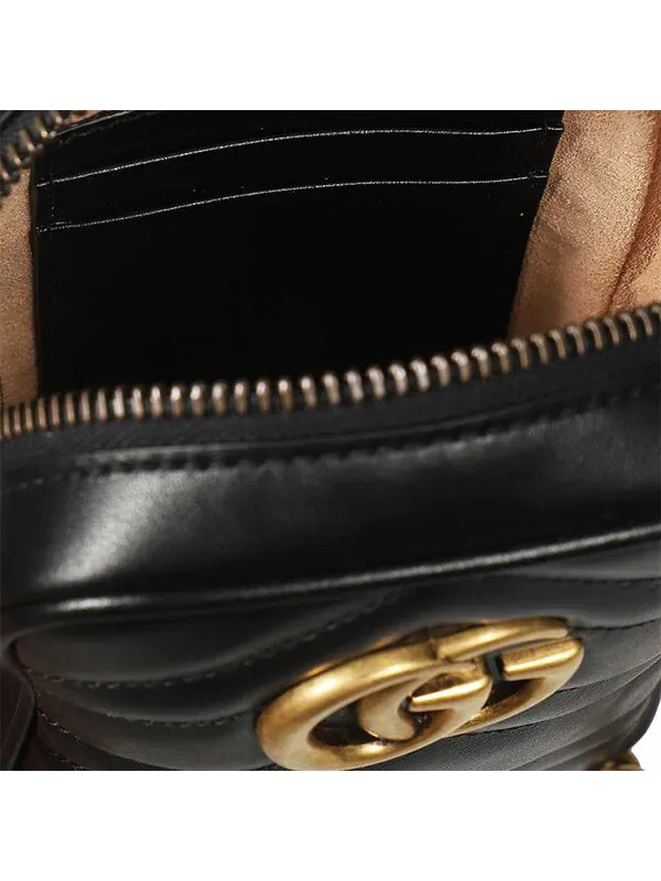 Сумка женская кросс-боди Gucci GG Marmont — изображение 3 из 3, черный