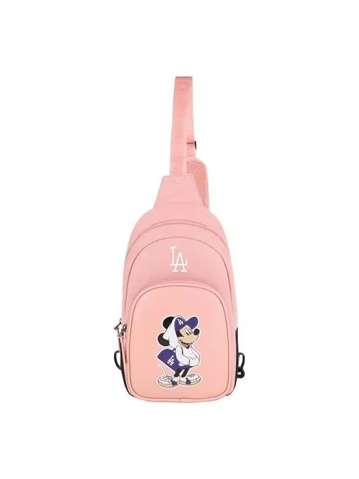 Сумка MLB USA Large x DISNEY Mickey Shoulder Bag Pink — 1