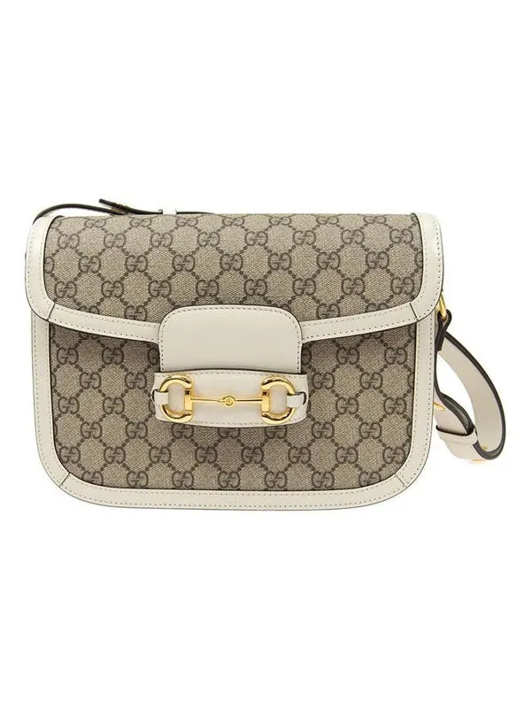 Сумка женская кросс-боди Gucci 1955 Horsebit — изображение 1 из 4, белый