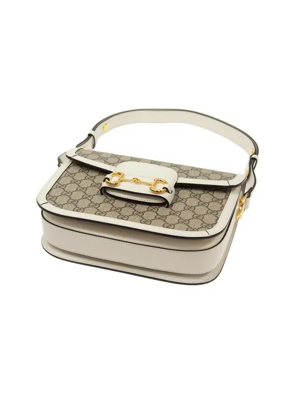 Сумка женская кросс-боди Gucci 1955 Horsebit — изображение 3 из 4, белый