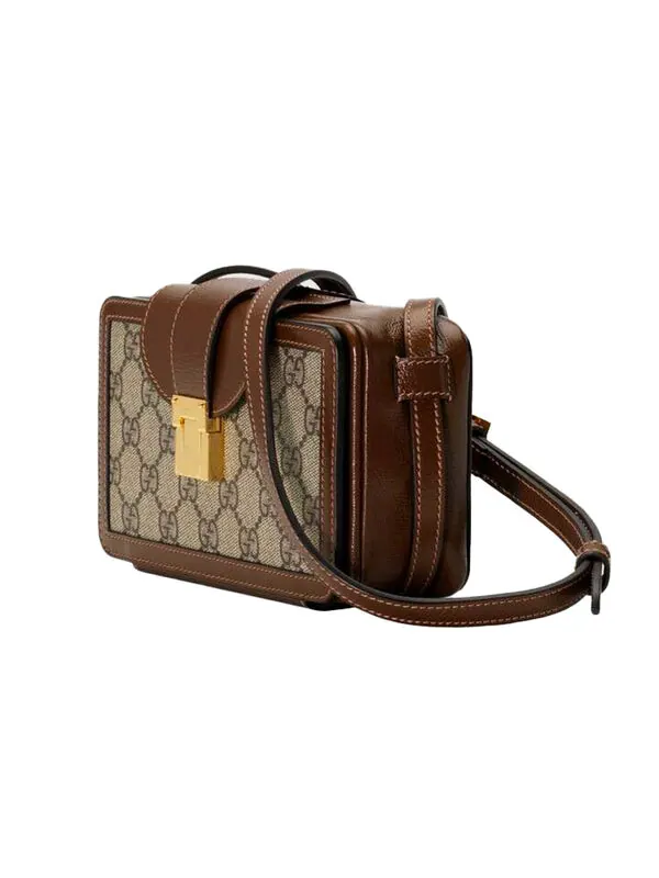 Сумка женская кросс-боди Gucci — изображение 3 из 4, кремовый