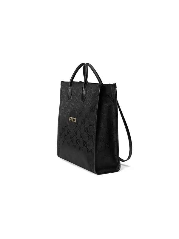 Сумка off the grid otg environmental friendly series logo leather logo nylon large capacity handbag black Gucci — 3