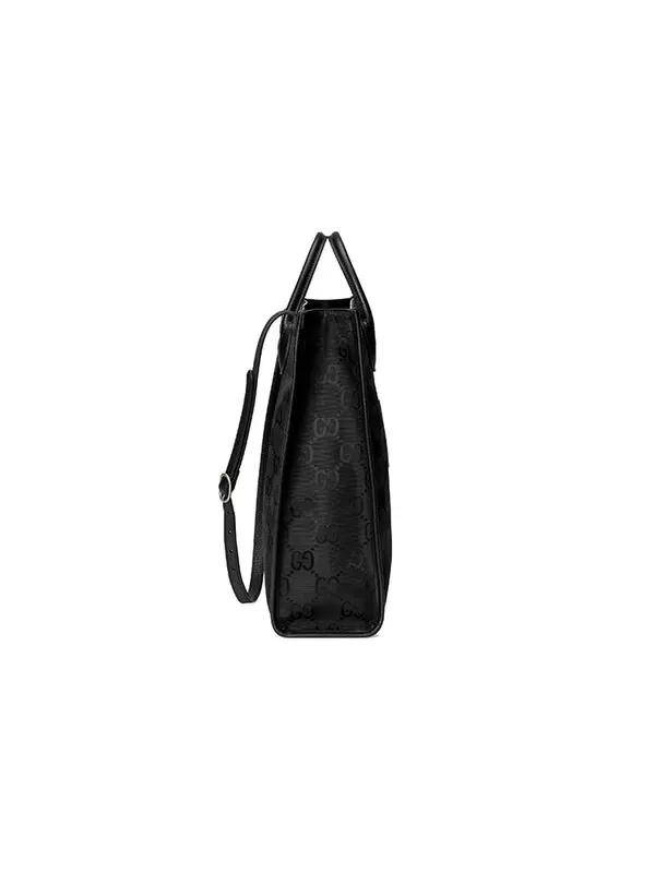 Сумка off the grid otg environmental friendly series logo leather logo nylon large capacity handbag black Gucci — 4