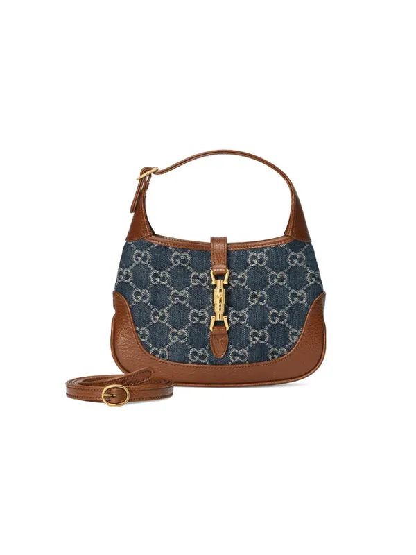 Сумка мини top-handle Gucci Jackie 1961 Denim Single — 2