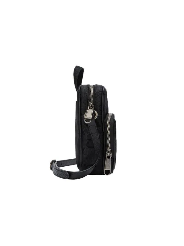 Сумка off the grid otg environmental friendly series logo leather logo nylon handbag mini / black Gucci — 3