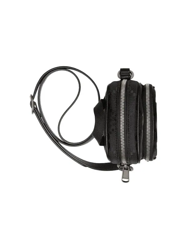 Сумка off the grid otg environmental friendly series logo leather logo nylon handbag mini / black Gucci — 4