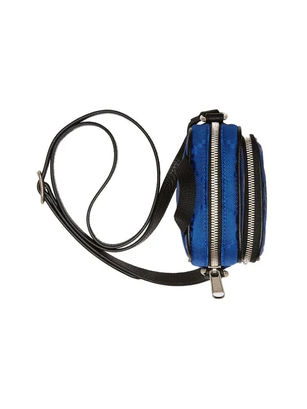 Сумка off the grid otg environmental friendly series logo leather logo nylon handbag mini blue black Gucci — 4