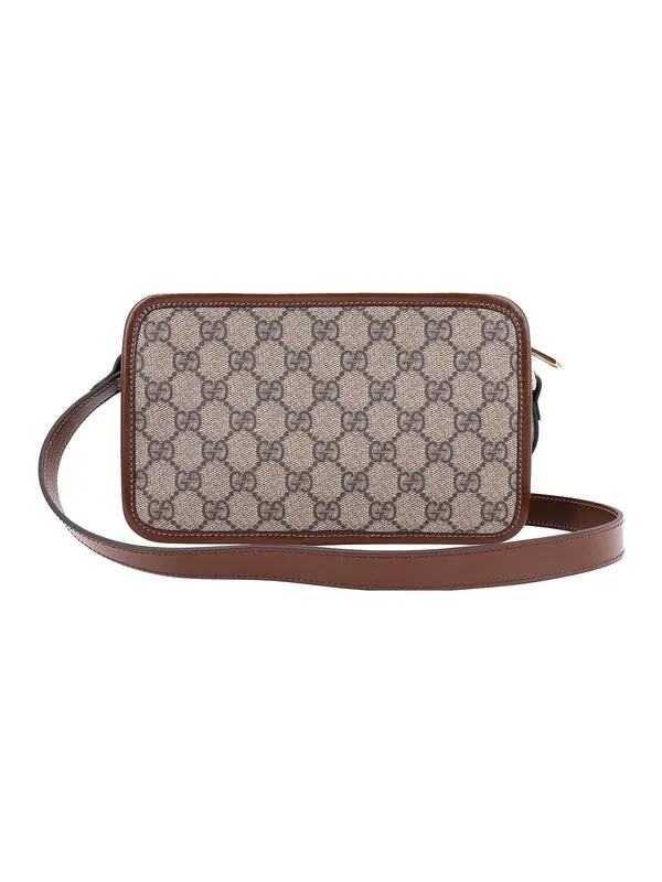Сумка женская кросс-боди Gucci Interlocking G — изображение 3 из 4, бежевый