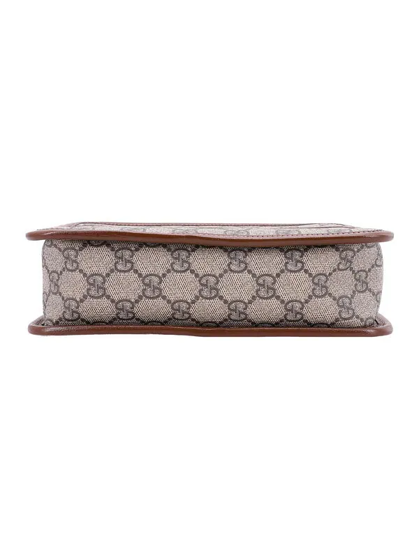Сумка женская кросс-боди Gucci Interlocking G — изображение 4 из 4, бежевый