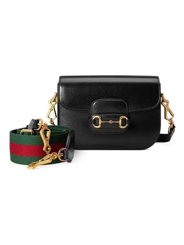 Сумка женская кросс-боди Gucci Horsebit 1955 — изображение 1 из 4, черный