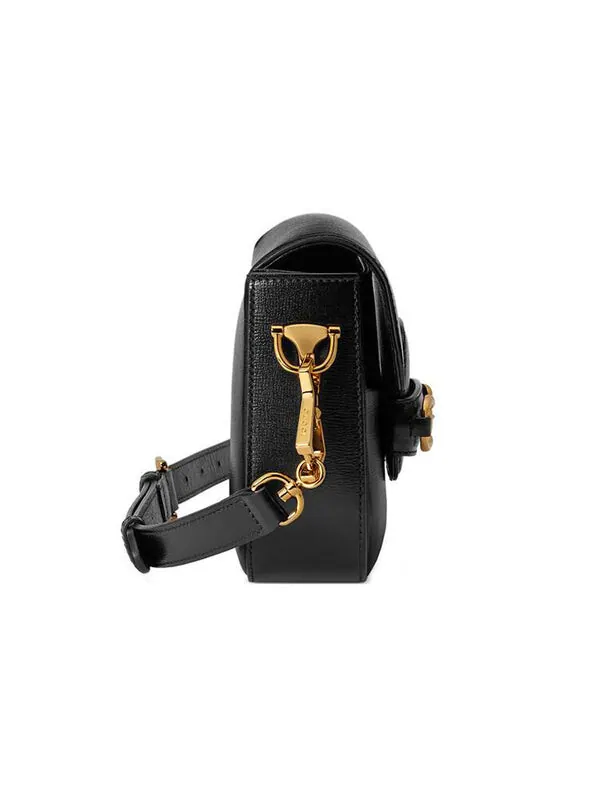 Сумка женская кросс-боди Gucci Horsebit 1955 — изображение 4 из 4, черный