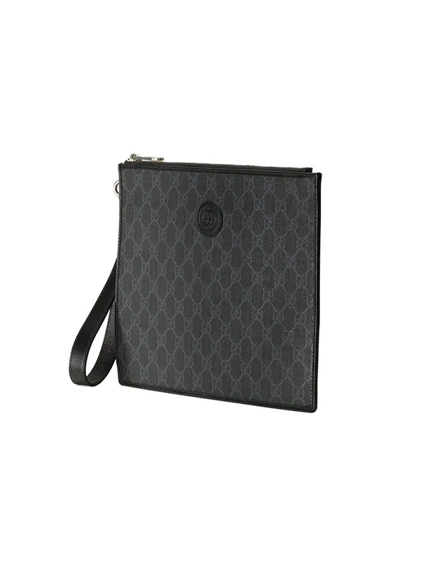 Сумка pouch with interlocking g 'black' Gucci — 2