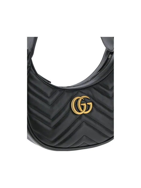 Сумка Gucci GG Marmont Half-Moon Nero — изображение 4 из 4, черный