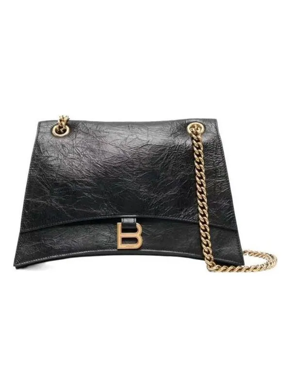 Сумка crush medium chain bag 'black' Balenciaga — изображение 1 из 4, черный