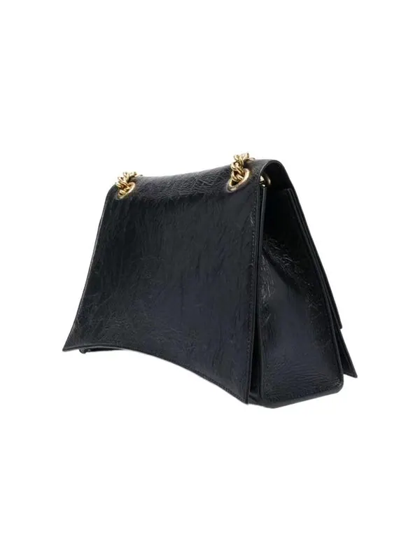 Сумка crush medium chain bag 'black' Balenciaga — изображение 2 из 4, черный