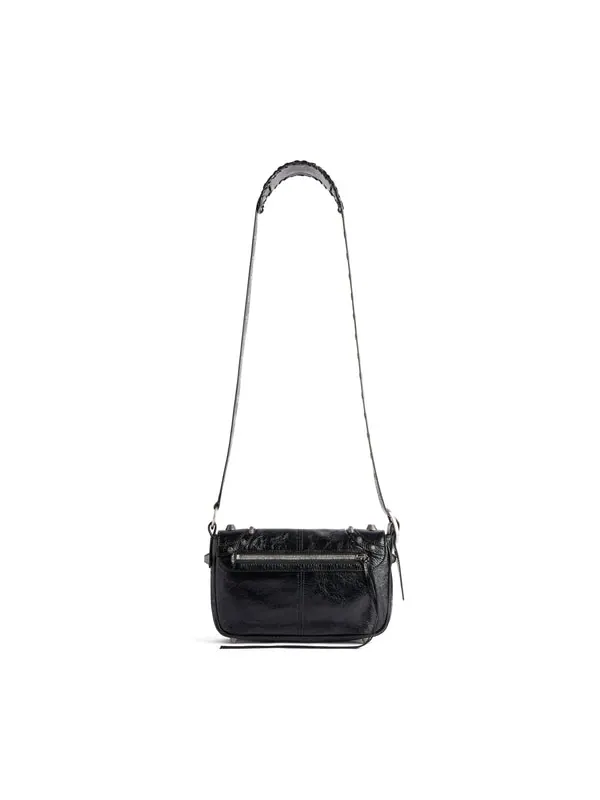 Сумка le cagole xs flap bag diy metal 'black' Balenciaga — 2