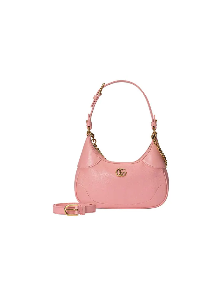 Сумка женская малая через плечо Gucci Aphrodite Wild Rose — изображение 2 из 9, розовый