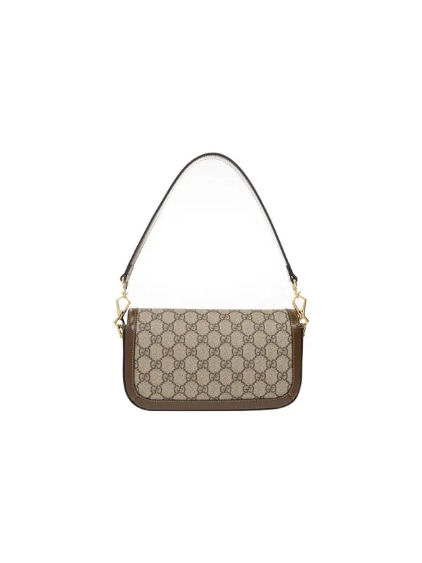 Сумка через плечо Gucci Horsebit 1955 — изображение 3 из 4, бежевый