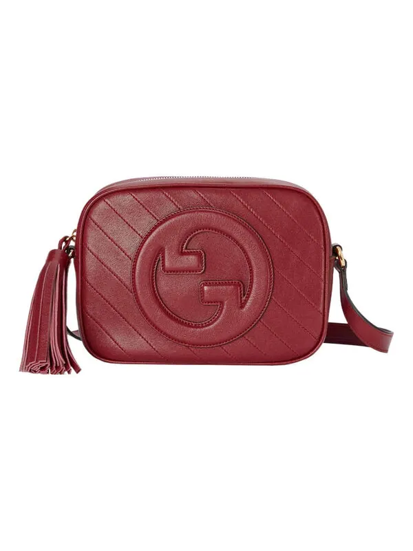 Сумка женская малая кросс-боди Gucci Blondie — изображение 1 из 4, красный