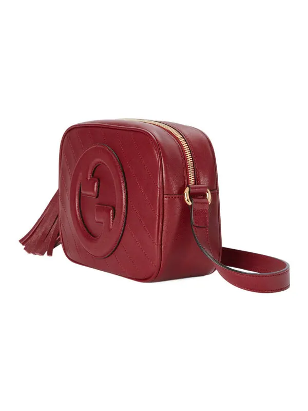 Сумка женская малая кросс-боди Gucci Blondie — изображение 2 из 4, красный
