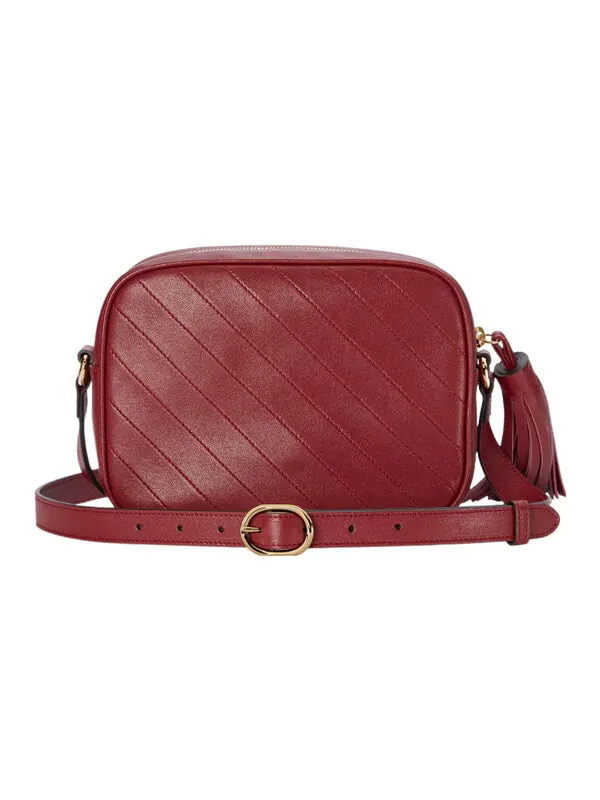 Сумка женская малая кросс-боди Gucci Blondie — изображение 3 из 4, красный