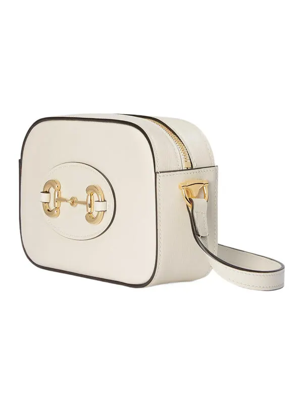Сумка женская малая кросс-боди Gucci Horsebit 1955 — изображение 2 из 4, белый