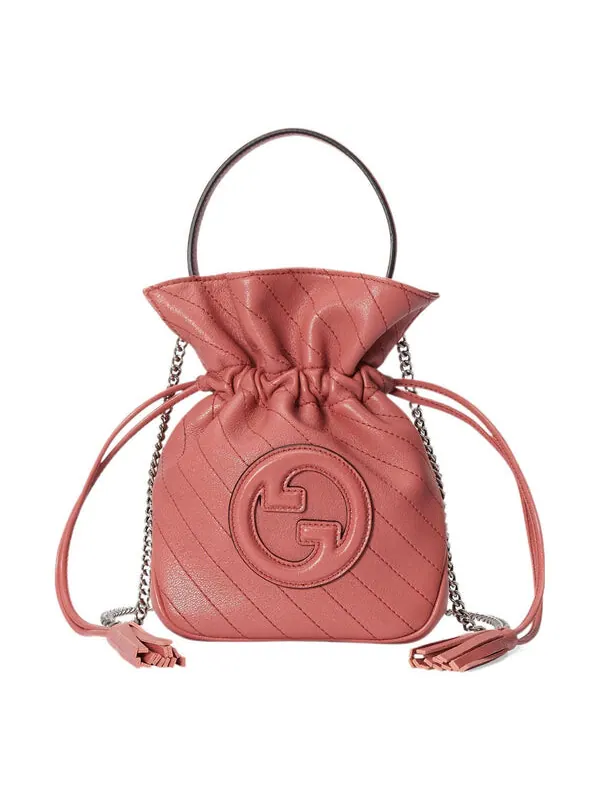 Сумка-ведро Gucci Blondie — изображение 1 из 4, розовый